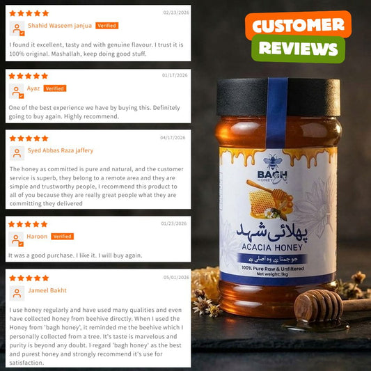 Acacia Honey – 100% Pure, Raw & Lab Tested پھلائی شہد