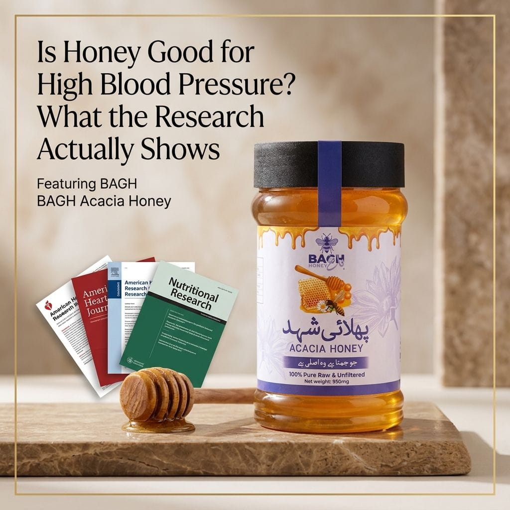 Is Honey Good for High Blood Pressure? What the Research Actually Shows - Bagh Honey