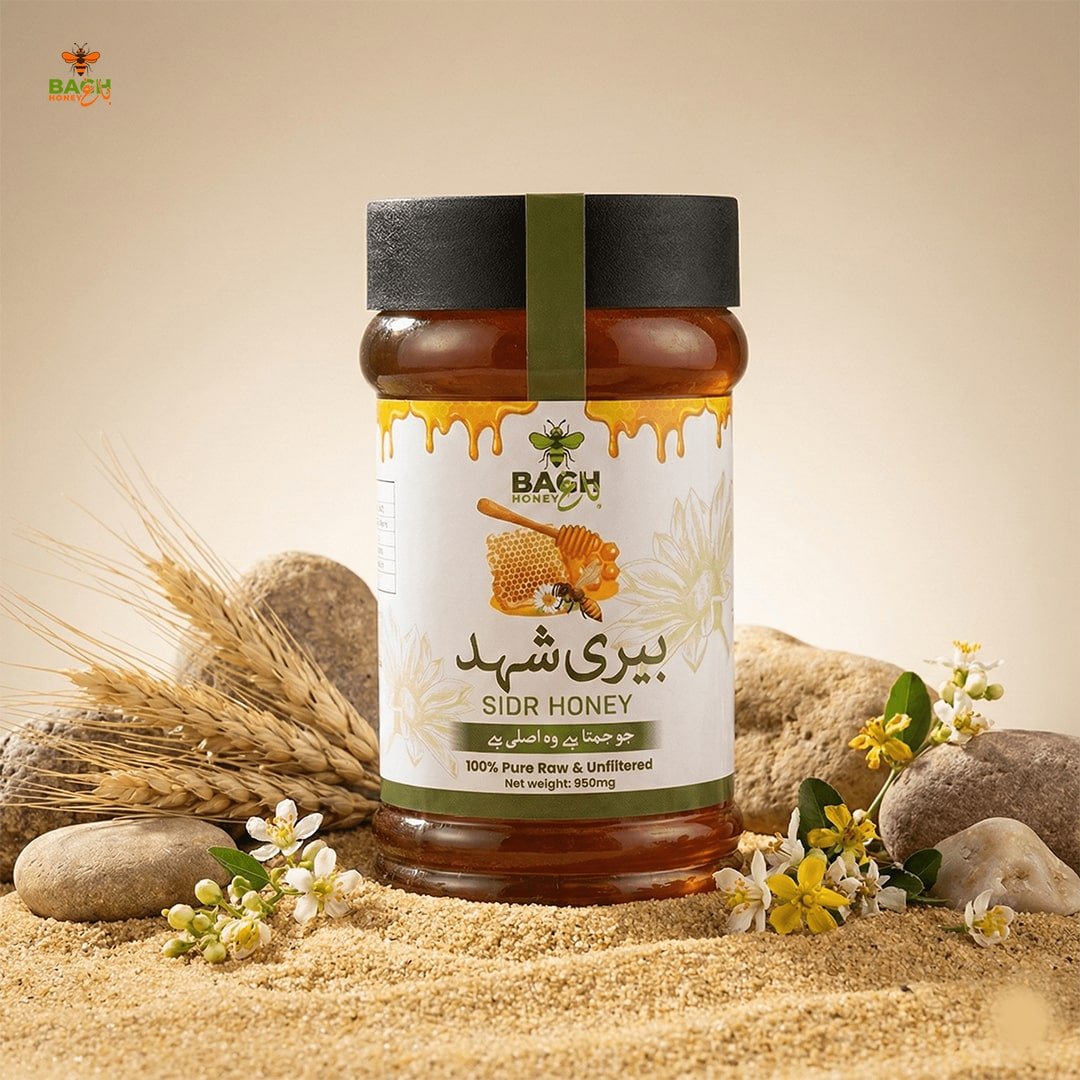 Honey in winter guide for Pakistan featuring Sidr honey