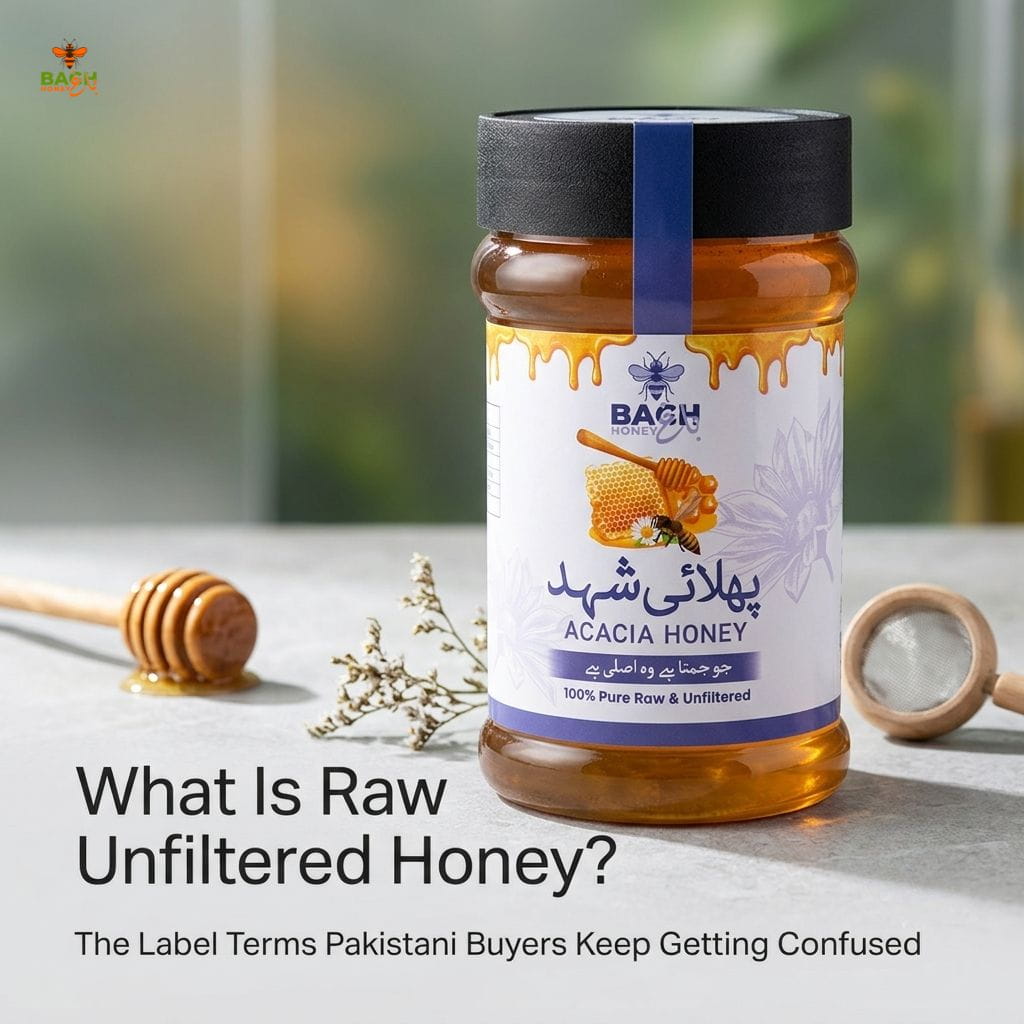 What Is Raw Unfiltered Honey? The Label Terms Pakistani Buyers Keep Getting Confused - Bagh Honey