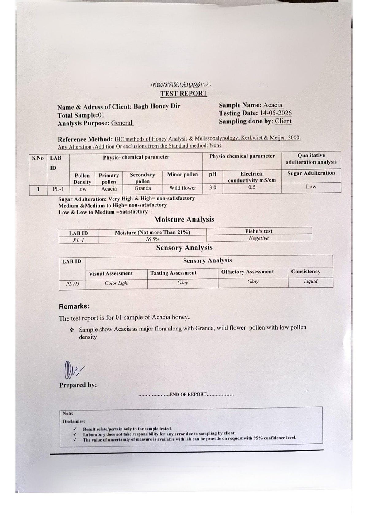 Acacia Honey – 100% Pure, Raw & Lab Tested پھلائی  شہد