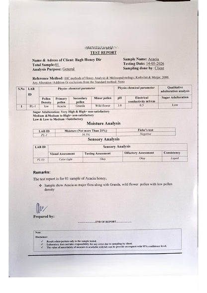 Acacia Honey – 100% Pure, Raw & Lab Tested پھلائی  شہد