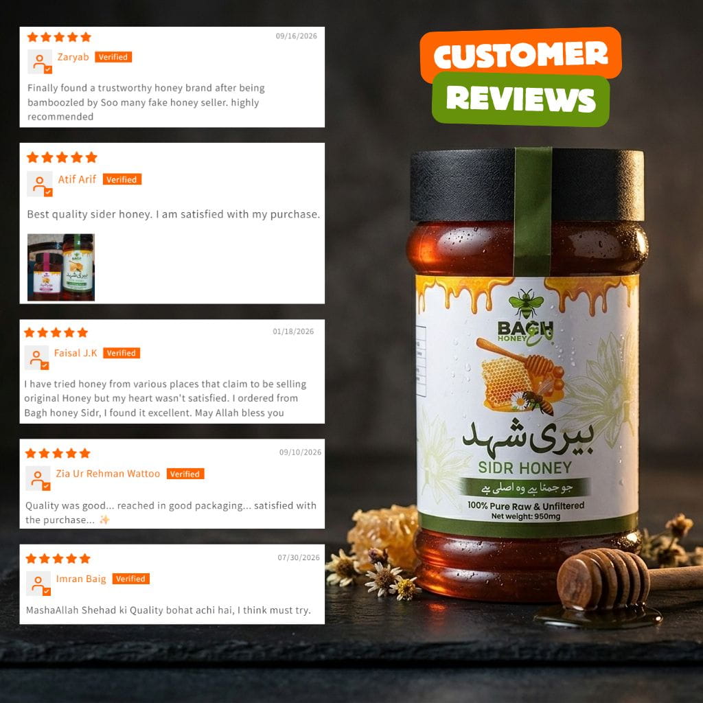 Premium Sidr (Beri) Honey – 100% Pure, Raw & Lab Tested بیری شہد