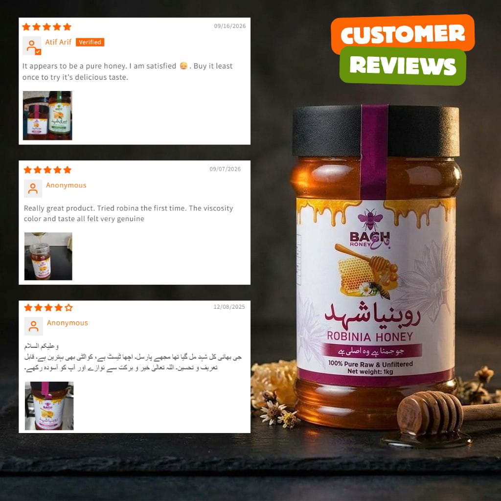 Robinia Honey – 100% Pure, Raw & Lab Tested روبنیا شہد