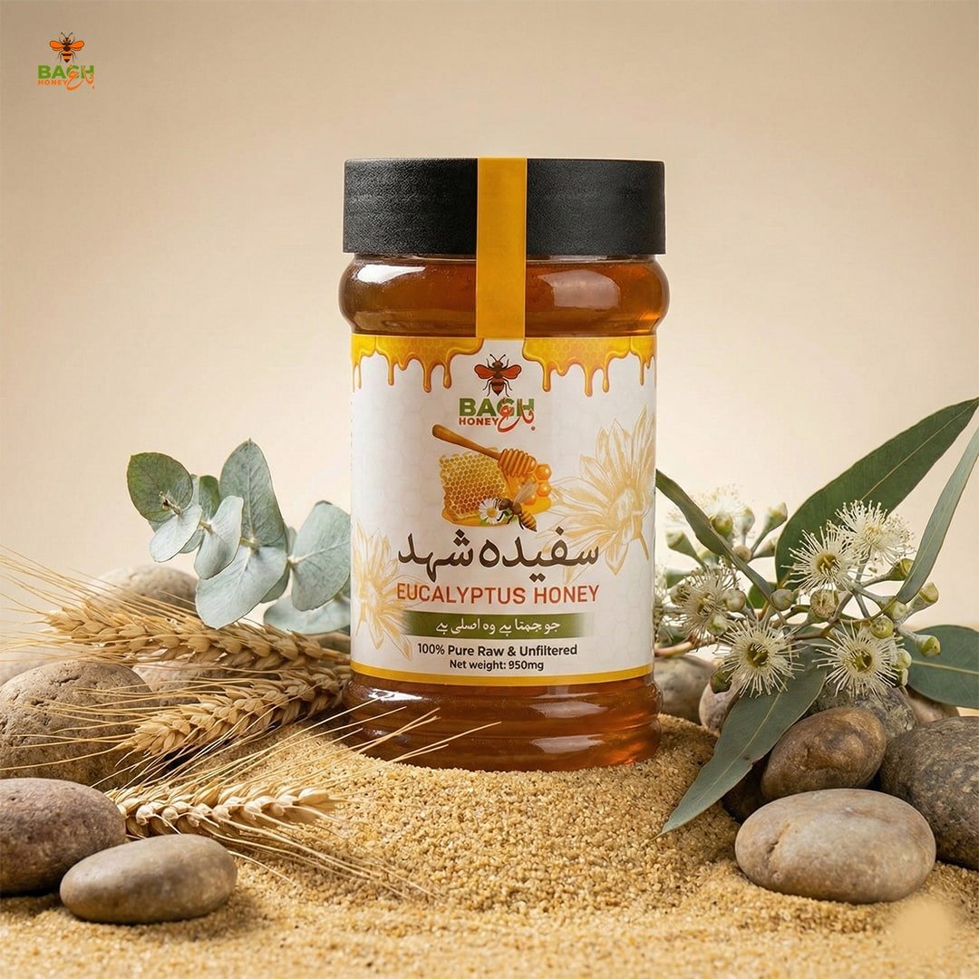 Pure & Raw Eucalyptus Honey – Lab (HBRI) Tested سفیدہ شہد - Bagh Honey