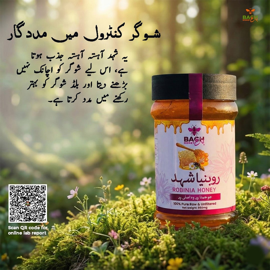 Raw Robinia Honey 2 Bundle Pack Lab (HBRI) Tested روبینیا شہد - Bagh Honey