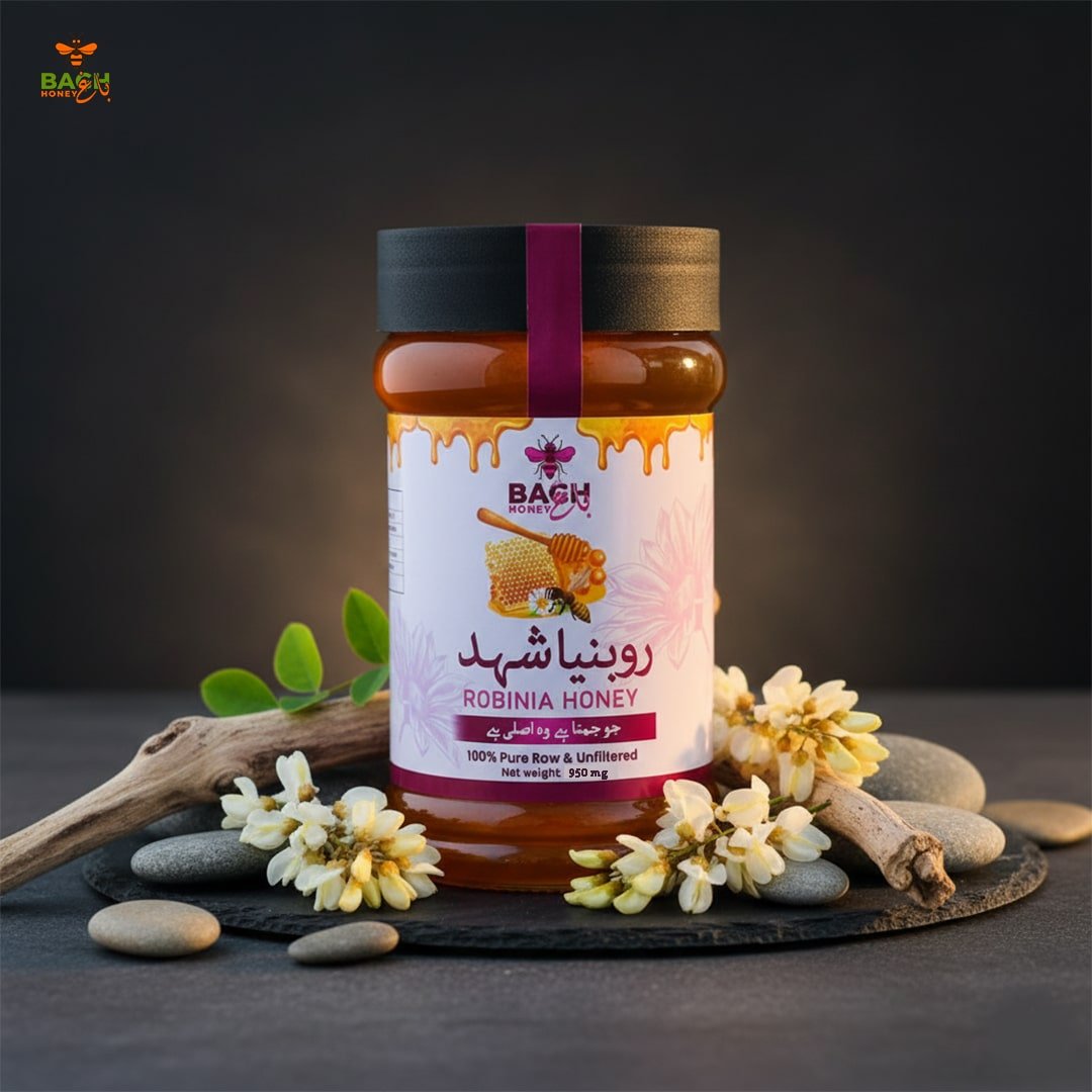 Raw Robinia Honey 2 Bundle Pack Lab (HBRI) Tested روبینیا شہد - Bagh Honey